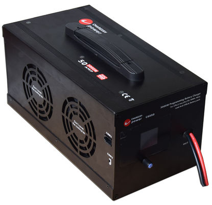 48V 3000W 13S LiPo, NMC, LiFe, LiTo, Pb, VRLA Ácido de Chumbo AGM, GEL Carregador de bateria para bicicleta elétrica, motocicleta elétrica 1-55A
