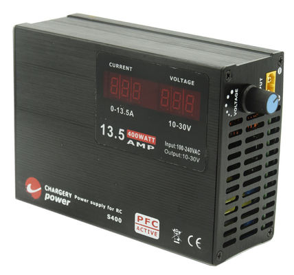 Carregador de bateria de tipo SMPS certificado RoHS UAV 13A 30V 400W