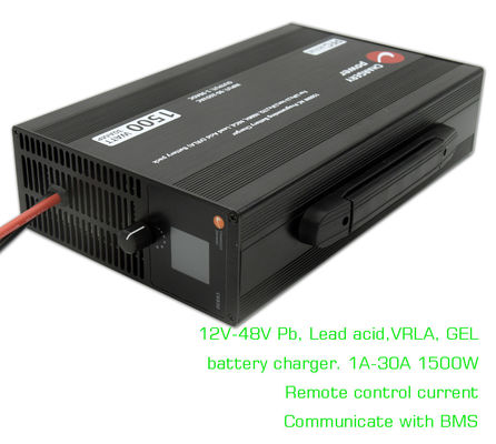 24V 36V 48V Pb VRLA Valve Regulado Carregador de Bateria de Ácido de Chumbo SMPS Para Motocicleta