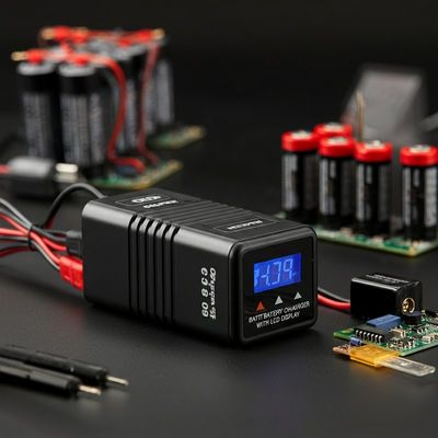 6S 3s 4s Lipo Battery Charger Descargador Com Display LCD 5W OEM