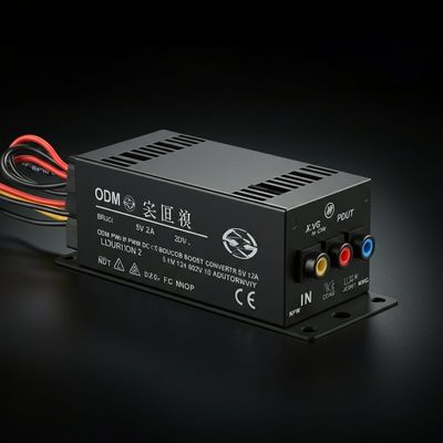 ODM PWM DC Buck Boost Converter 5v 2A para automóveis